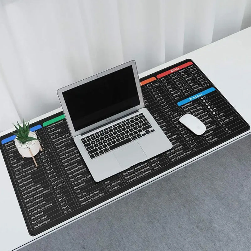 ⌨️Quick Key Super Large Anti-slip Keyboard Pad - with Office Software Shortcuts Pattern👨💻👩💻