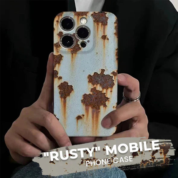 🔥2025 NEW ARRIVAL 🔩Vintage Rust Hard Case For iPhone