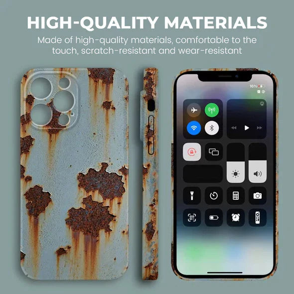 🔥2025 NEW ARRIVAL 🔩Vintage Rust Hard Case For iPhone