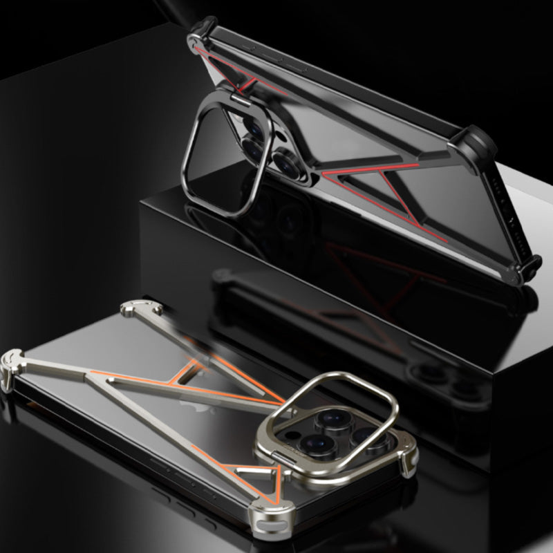 Open-Frame Strong Alloy Phone Case For iPhone