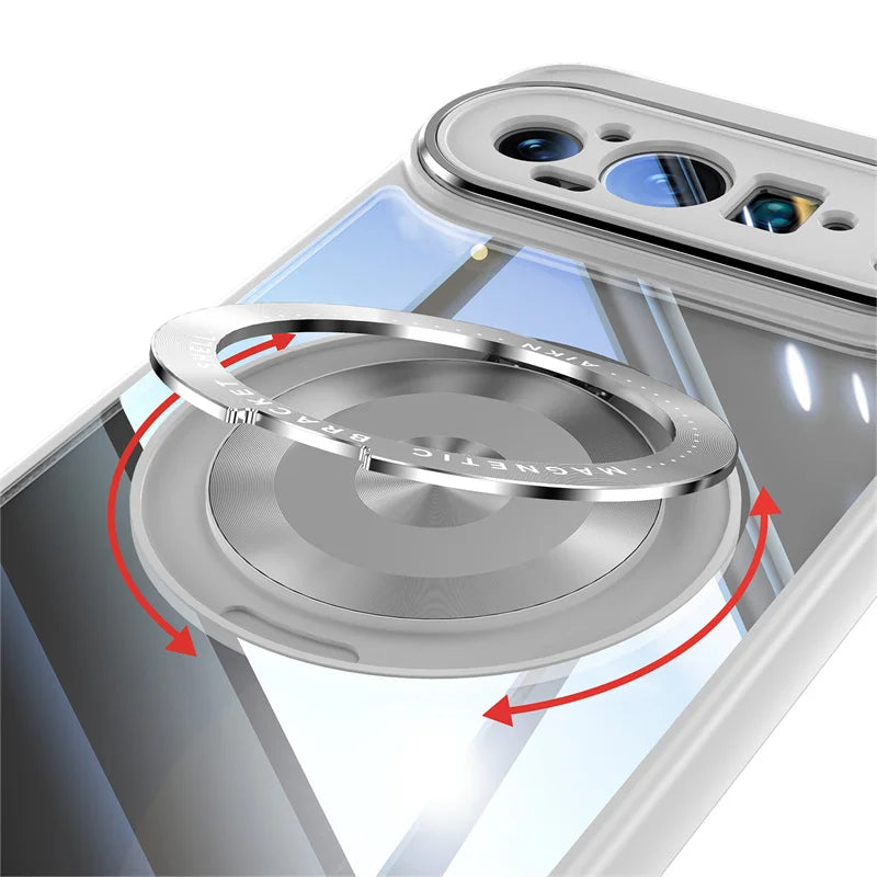 Transparent Magnetic Case with Bracket