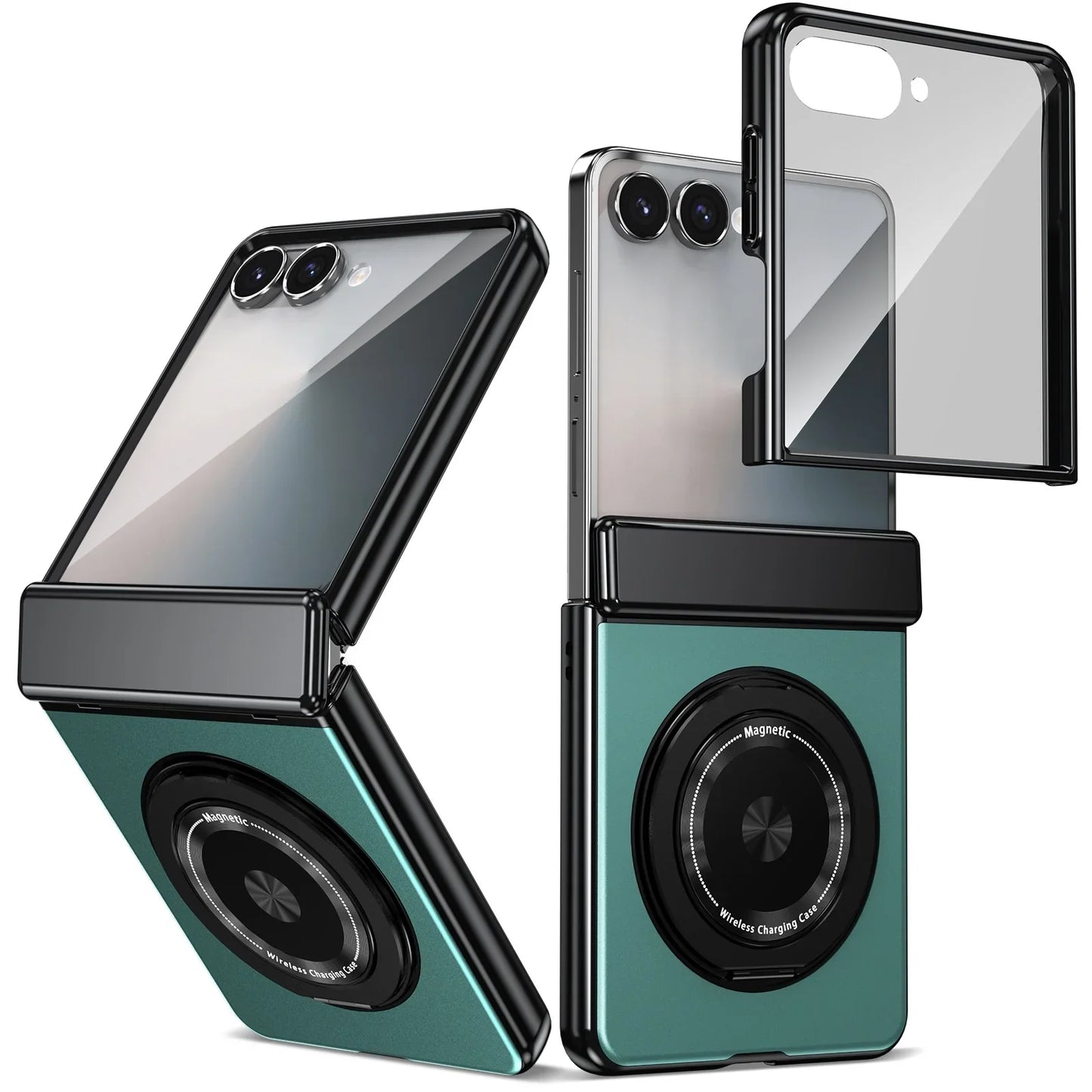 🔥Suitable For Galaxy Z Fold/Flip Magnetic Rotating Bracket Mobile Phone Case