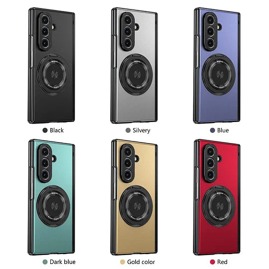 🔥Suitable For Galaxy Z Fold/Flip Magnetic Rotating Bracket Mobile Phone Case