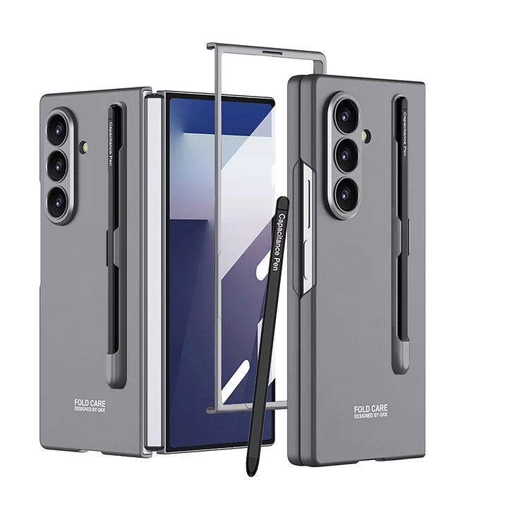 Neues Modell, geeignet für Samsung Zfold 7 Stiftschlitz-Handyhülle mit personalisierter Stylus-Hülle, integrierter ultradünner Schutzhülle
