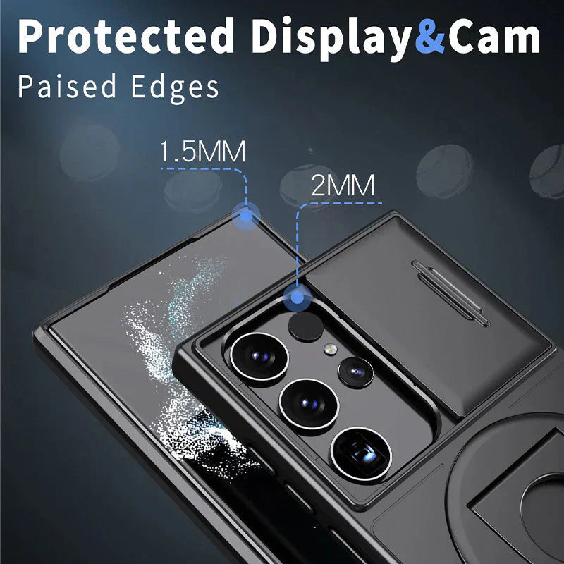 Samsung Military Grade Shockproof Case with Ring Kickstand(Limited Time Offer)
