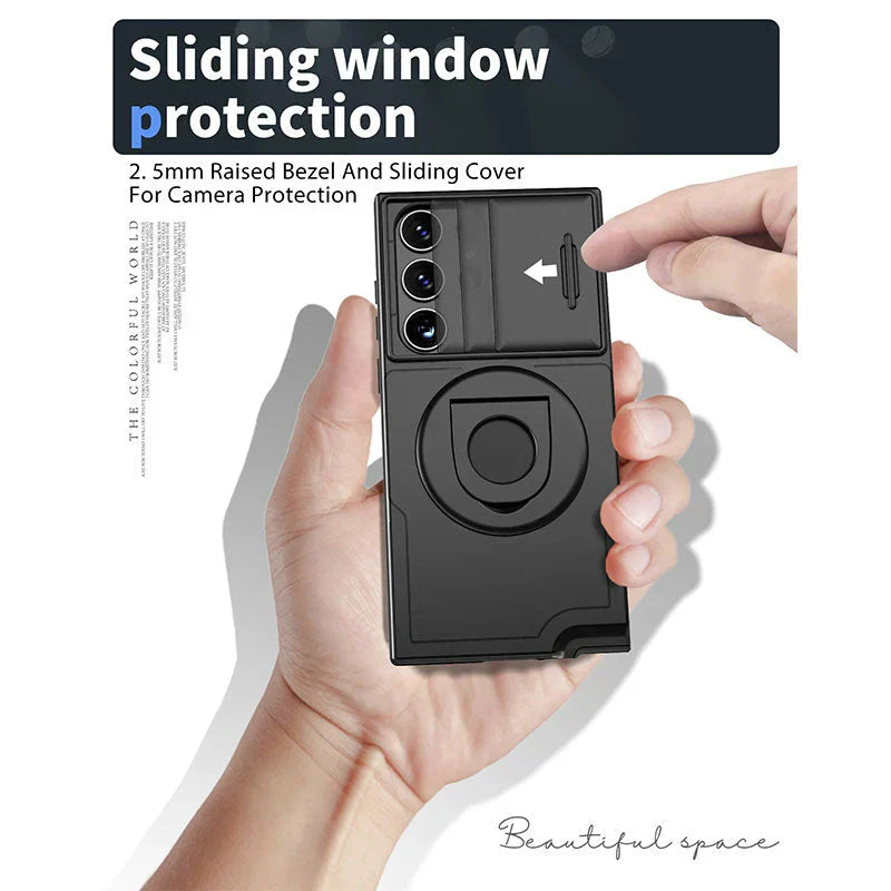 Samsung Military Grade Shockproof Case with Ring Kickstand(Limited Time Offer)