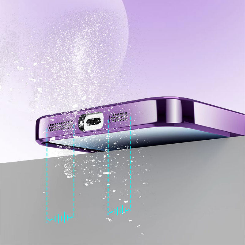 Magnetic Shockproof Phone Case with Rotatable Stand