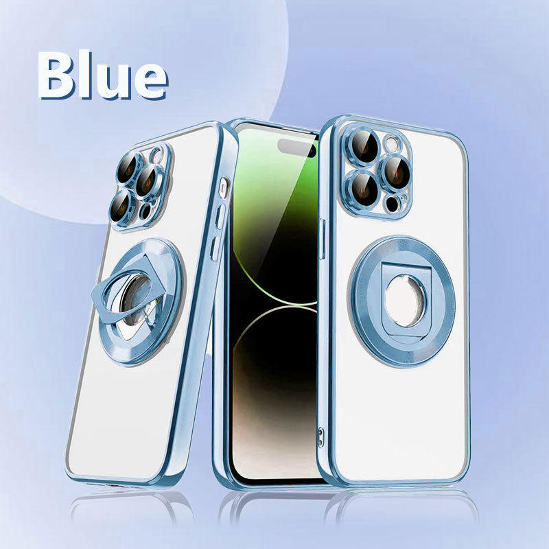 Magnetic Shockproof Phone Case with Rotatable Stand