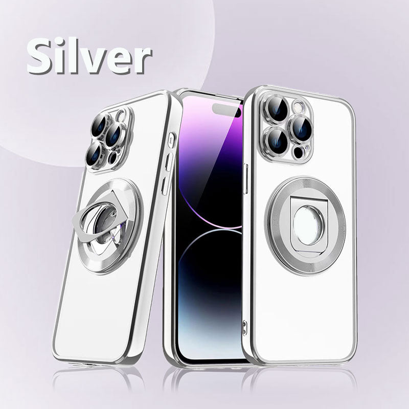 Magnetic Shockproof Phone Case with Rotatable Stand