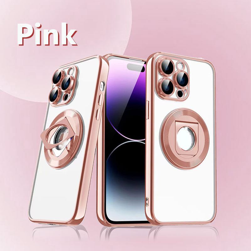 Magnetic Shockproof Phone Case with Rotatable Stand