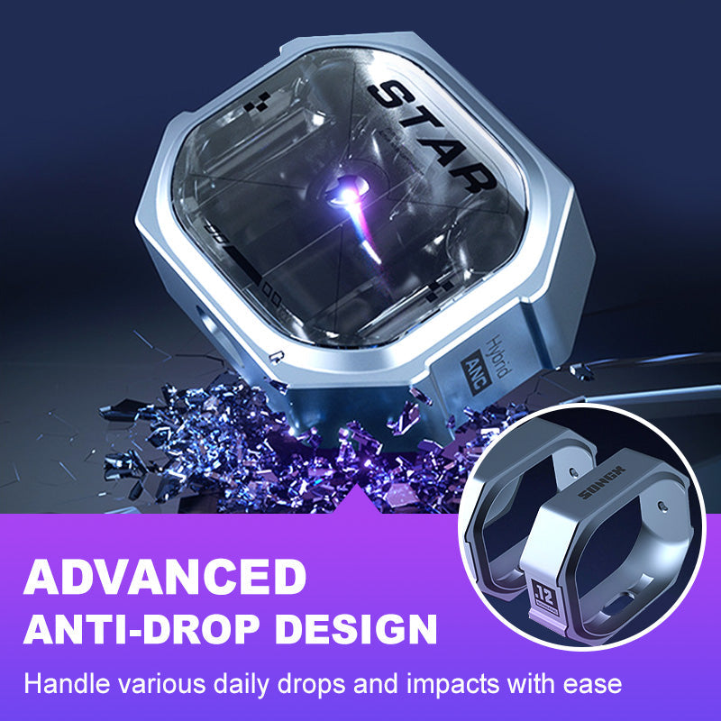 Mecha Wind Noise Cancelling Wireless Bluetooth Headphones