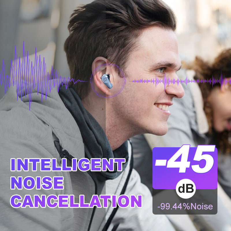 Mecha Wind Noise Cancelling Wireless Bluetooth Headphones