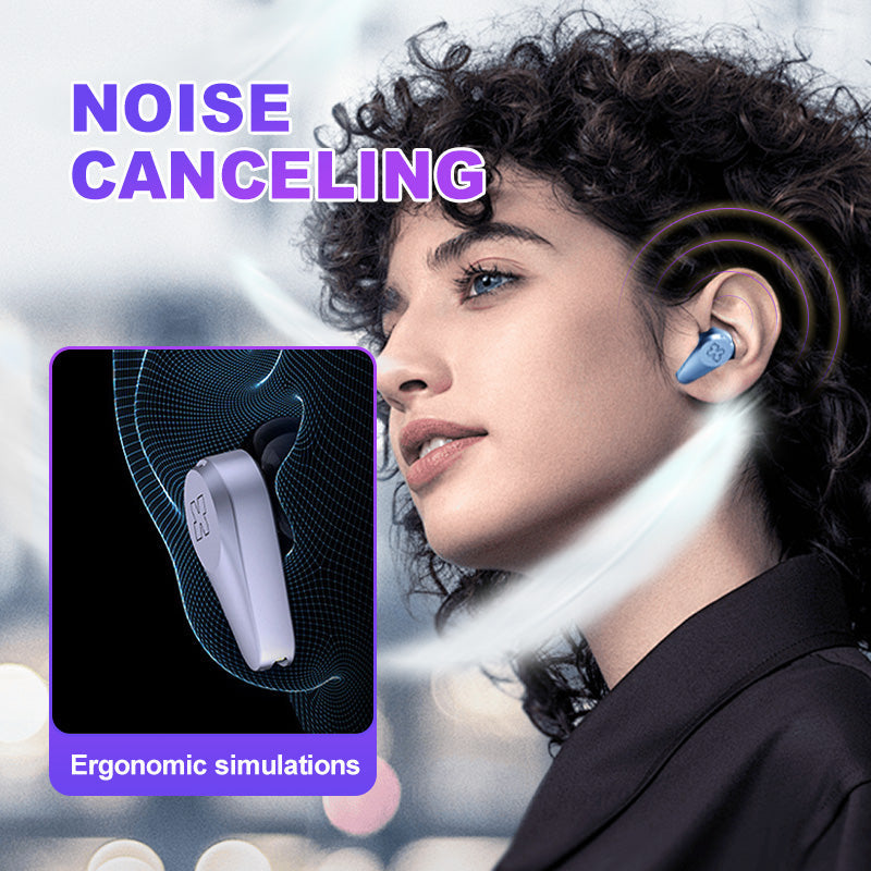 Mecha Wind Noise Cancelling Wireless Bluetooth Headphones