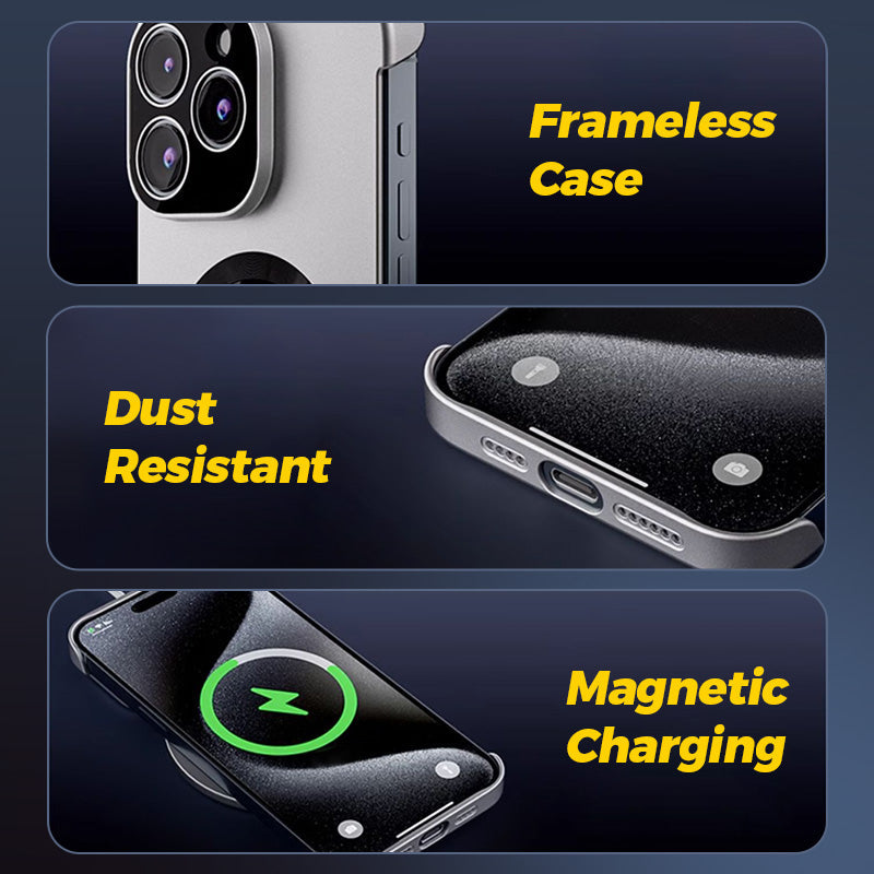 Frameless Case for iPhone 12-15 Series