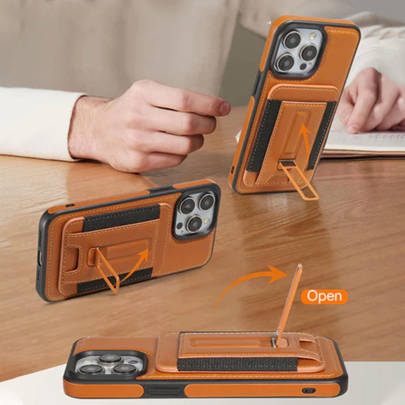 Sleek Card Holder Stand Case for iPhone