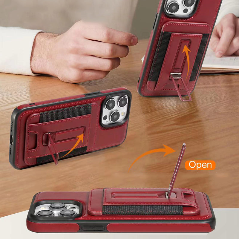 Sleek Card Holder Stand Case for iPhone