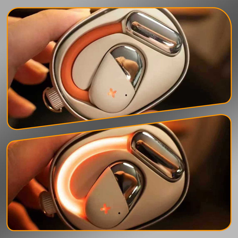 Open Ear Earbuds with Light for Running
