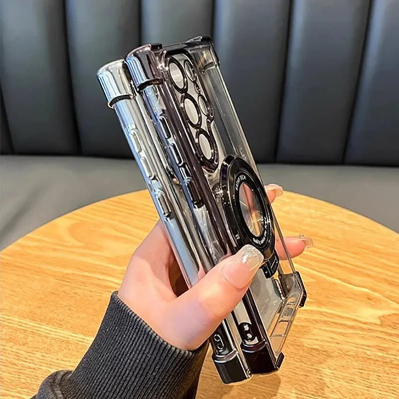 Anti-fall Phone Case with Invisible Ring Stand for Samsung(Series S22-25)