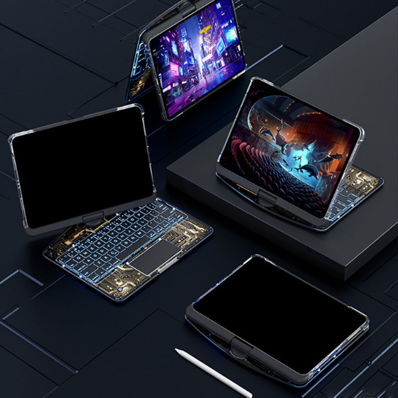 Rotatable Bluetooth Keyboard Case for iPad Series