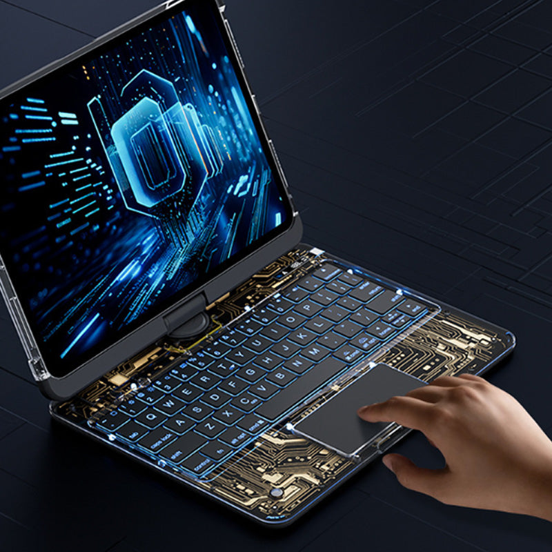 Rotatable Bluetooth Keyboard Case for iPad Series