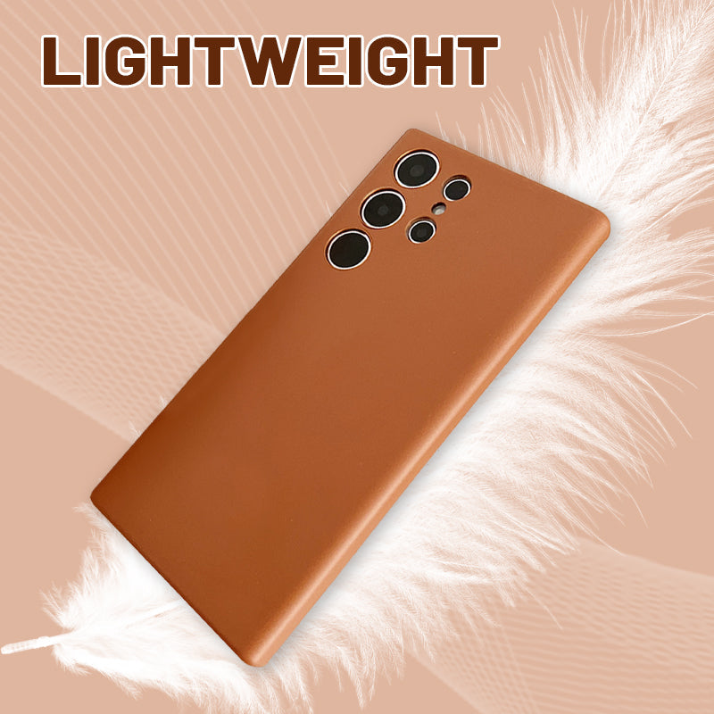 Shockproof Faux Leather Phone Case For Samsung S22-24 Series