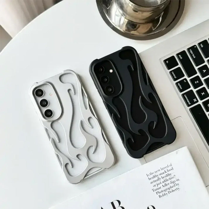 Hollow Flame Design Heat Dissipation Case for Samsung S22-25 Series