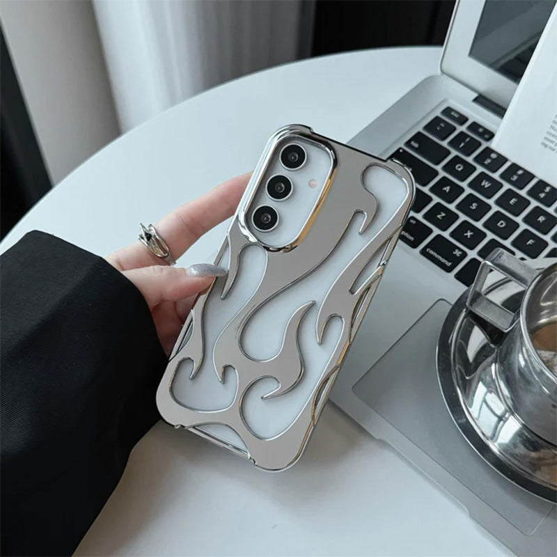 Hollow Flame Design Heat Dissipation Case for Samsung S22-25 Series