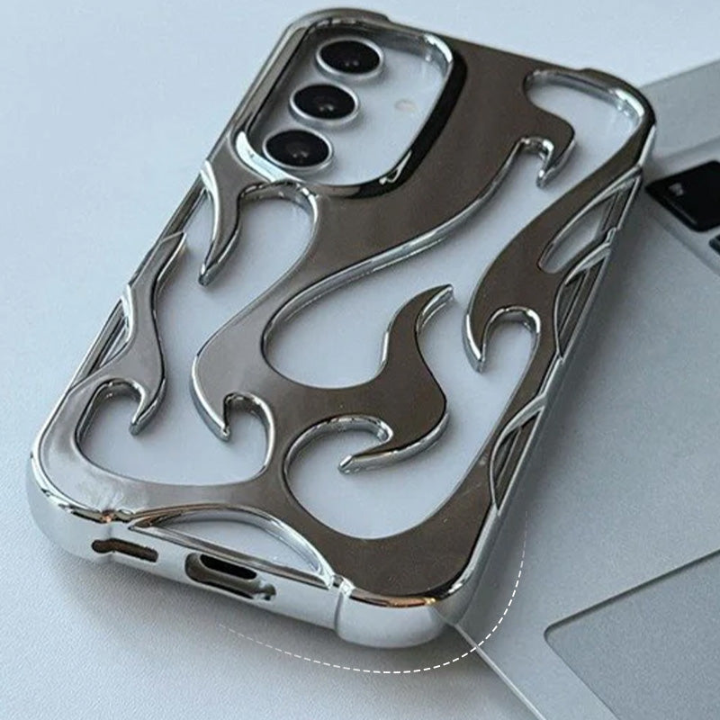 Hollow Flame Design Heat Dissipation Case for Samsung S22-25 Series