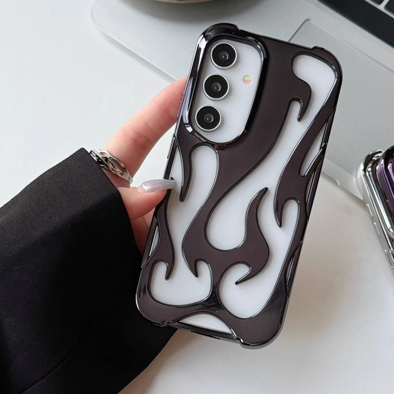 Hollow Flame Design Heat Dissipation Case for Samsung S22-25 Series