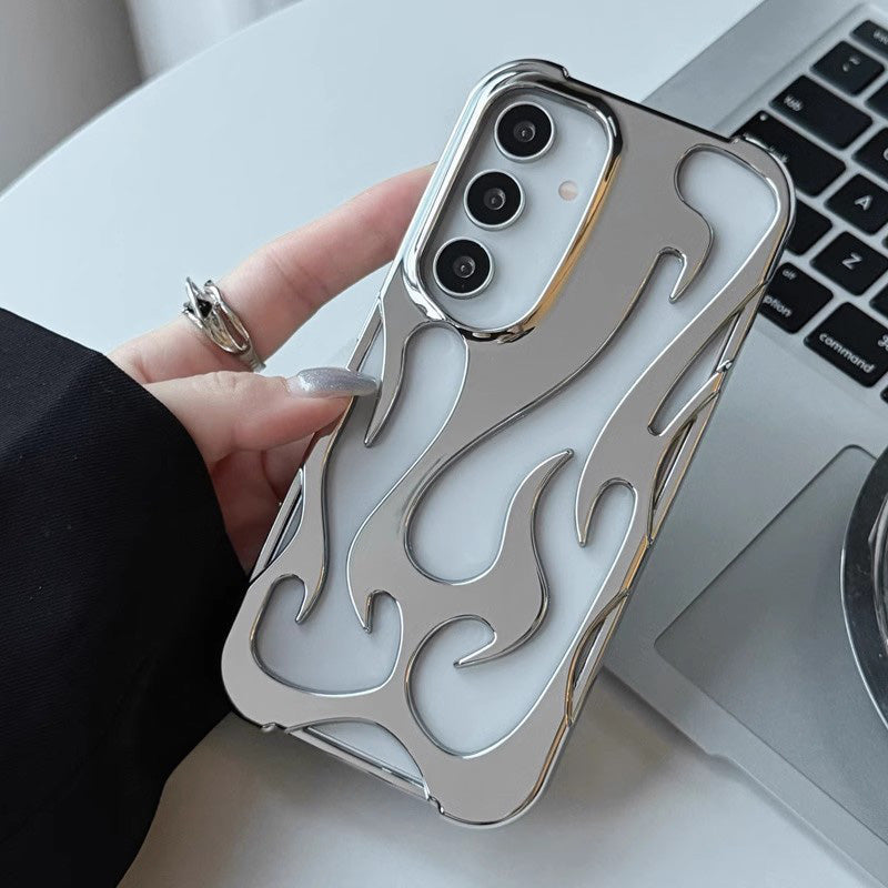 Hollow Flame Design Heat Dissipation Case for Samsung S22-25 Series