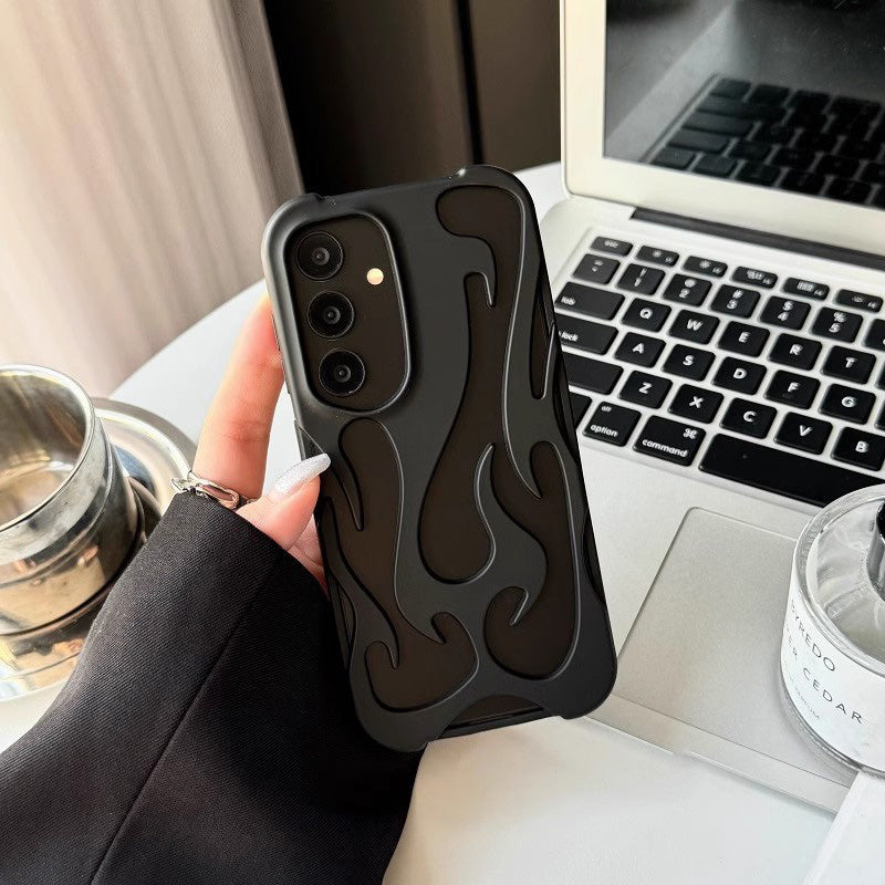 Hollow Flame Design Heat Dissipation Case for Samsung S22-25 Series
