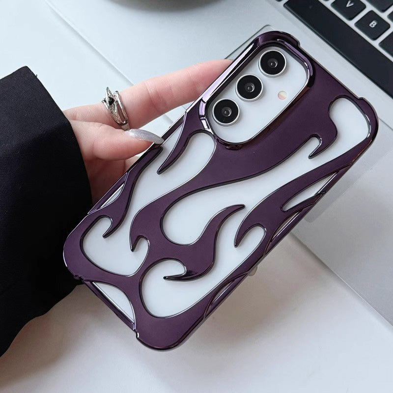 Hollow Flame Design Heat Dissipation Case for Samsung S22-25 Series