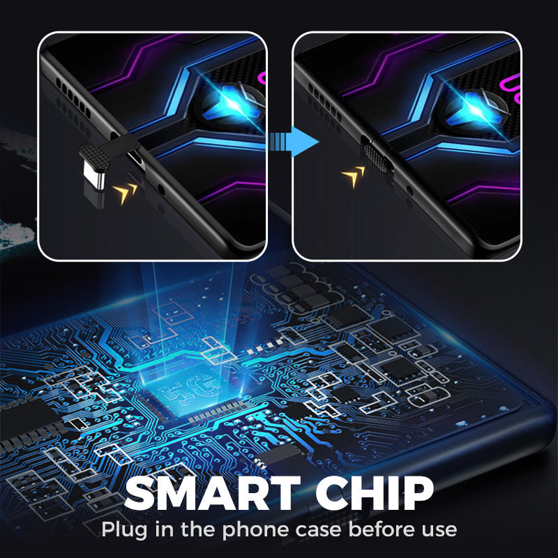 Cyberpunk Voice-Control Flash Phone Case for Samsung S24-21 Series
