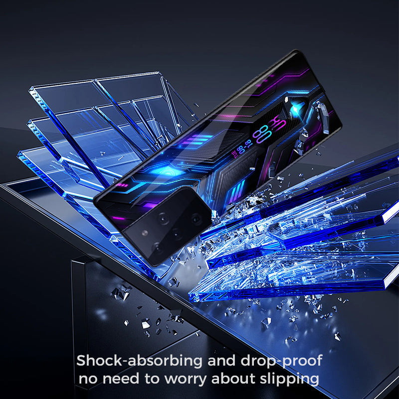 Cyberpunk Voice-Control Flash Phone Case for Samsung S24-21 Series
