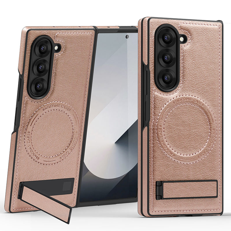 Luxury Magnetic PU Leather Case for Samsung Galaxy Z Flip /Fold 3-6 Series