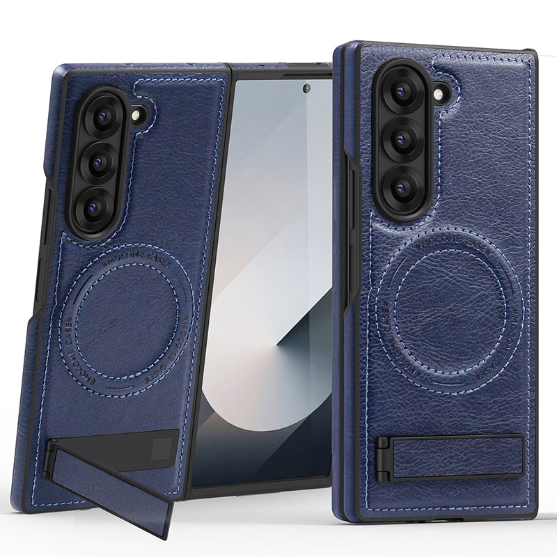 Luxury Magnetic PU Leather Case for Samsung Galaxy Z Flip /Fold 3-6 Series