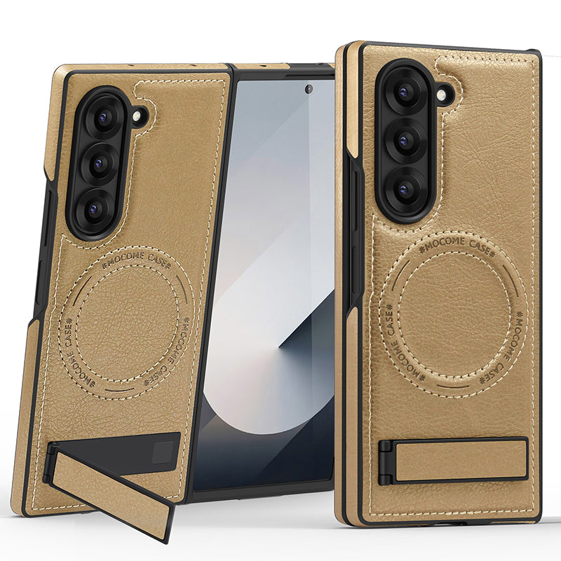 Luxury Magnetic PU Leather Case for Samsung Galaxy Z Flip /Fold 3-6 Series
