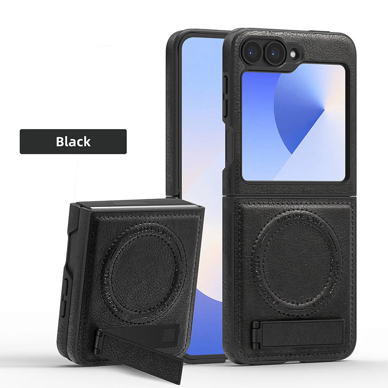 Luxury Magnetic PU Leather Case for Samsung Galaxy Z Flip /Fold 3-6 Series