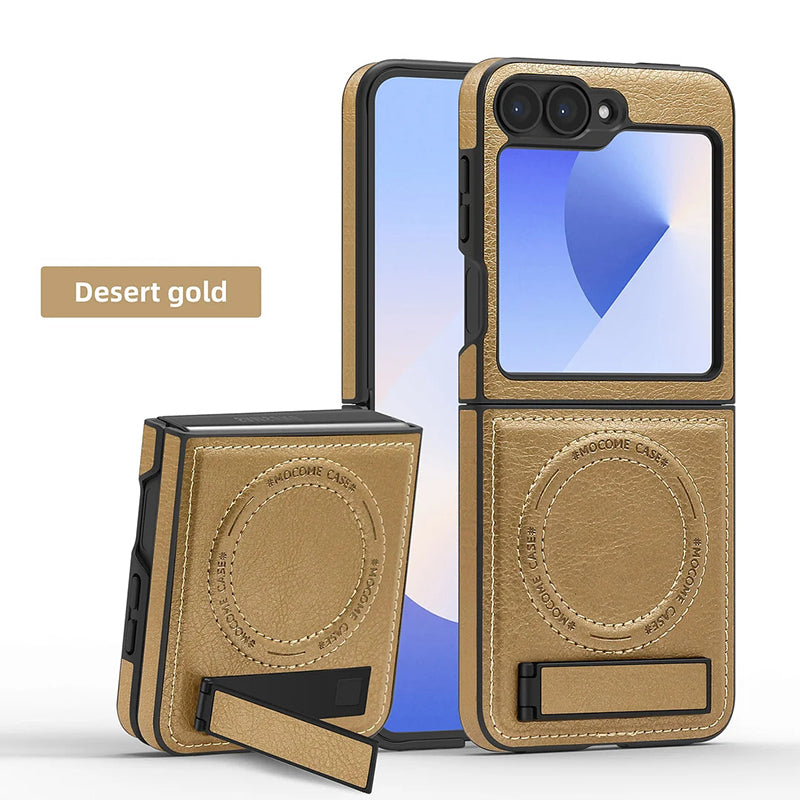 Luxury Magnetic PU Leather Case for Samsung Galaxy Z Flip /Fold 3-6 Series