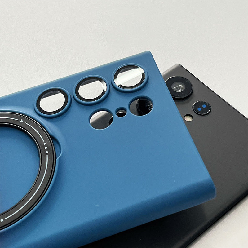 Gradient Magnetic Phone Case with Ring Stand For Samsung S23-24 Series