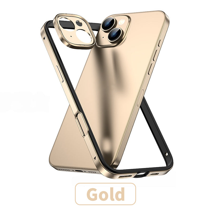 Premium Silicone Metal Frame for iPhone 16-13 Series