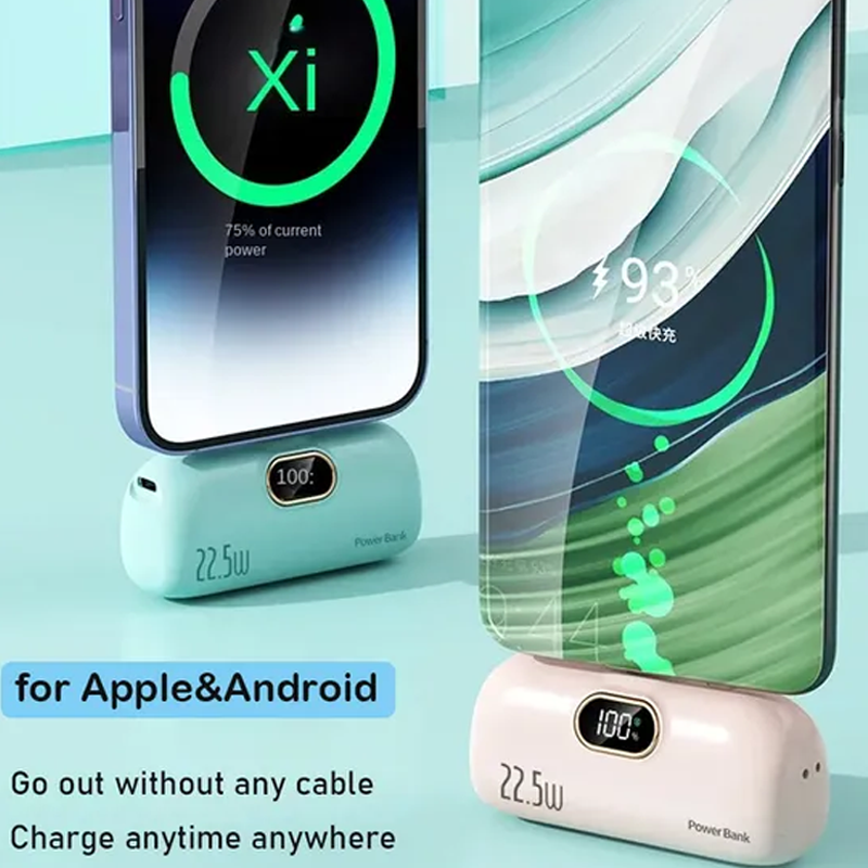 5000mAh Mini Portable Charger Power Bank for Phone