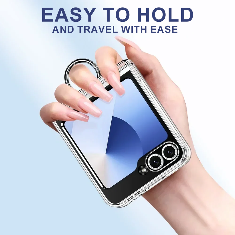 Galaxy Z Flip Series Vault Shield Card Holder Ring Case