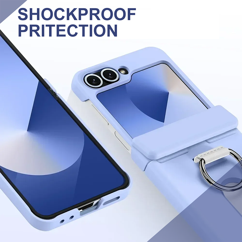 Galaxy Z Flip Series Vault Shield Card Holder Ring Case