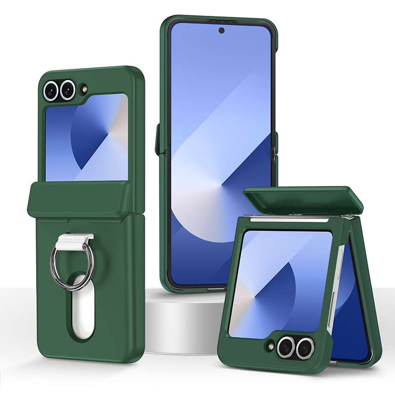 Galaxy Z Flip Series Vault Shield Card Holder Ring Case