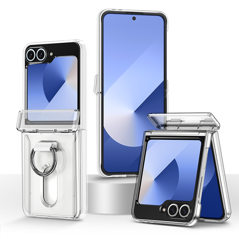 Galaxy Z Flip Series Vault Shield Card Holder Ring Case