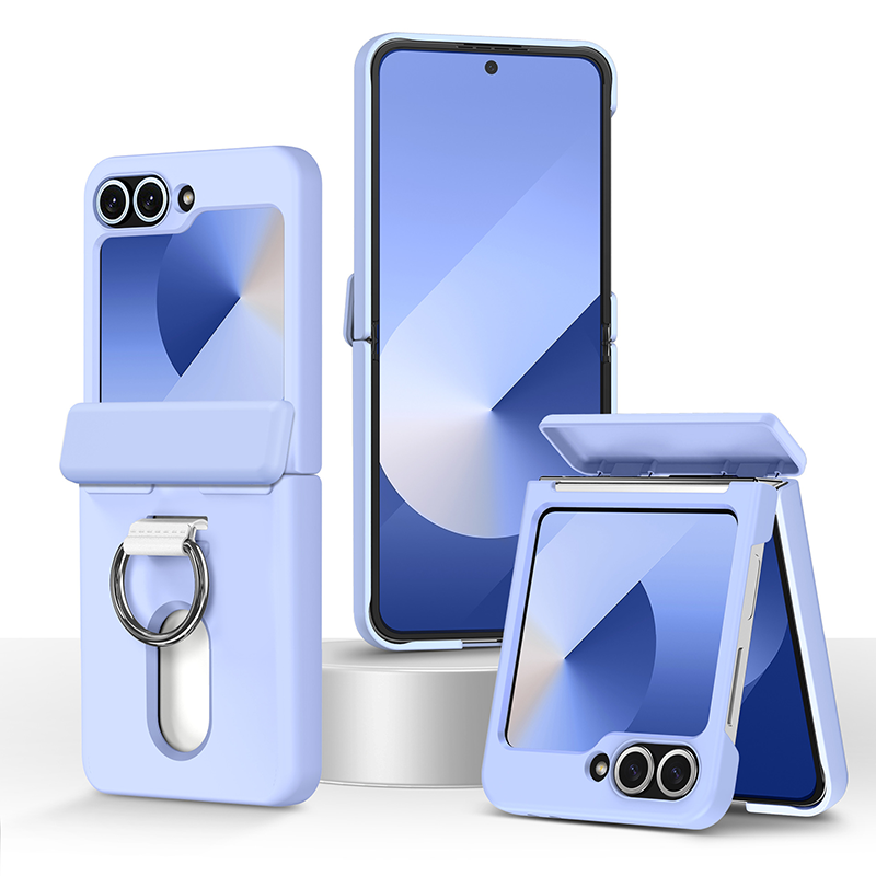 Galaxy Z Flip Series Vault Shield Card Holder Ring Case