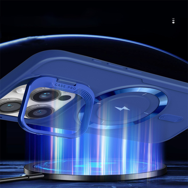 Magnetic iPhone Case with Hidden Lens Bracket