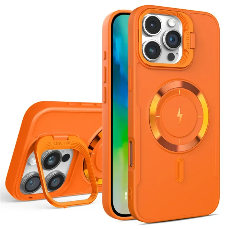 Magnetic iPhone Case with Hidden Lens Bracket