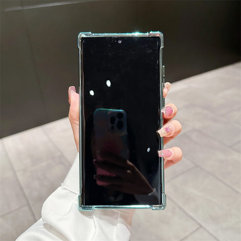 Gyroscope Transparent Phone Case With Magnetic Bracket for Samsung S22-25